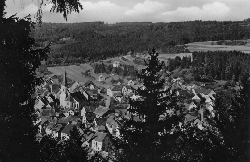 Blick vom Mhlberg, Mitte der 50er Jahre